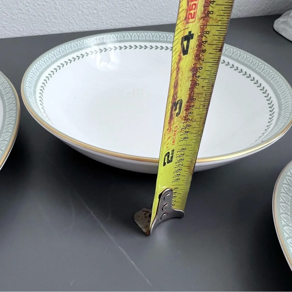 1965 ROYAL DOULTON Berkshire 6 PCs Set Plates Bowl Teacup - Vintage Retired NWOB